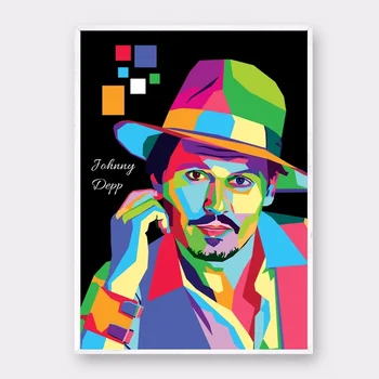 

Johnny Depp Poster Art Canvas Poster Room Decor (No Frame)