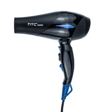 Htc 2200 Вт профессиональный мощный Фен для волос, низкий фен для волос, вентилятор для парикмахерских, парикмахерских, салонных инструментов, фен для волос Eu Pl