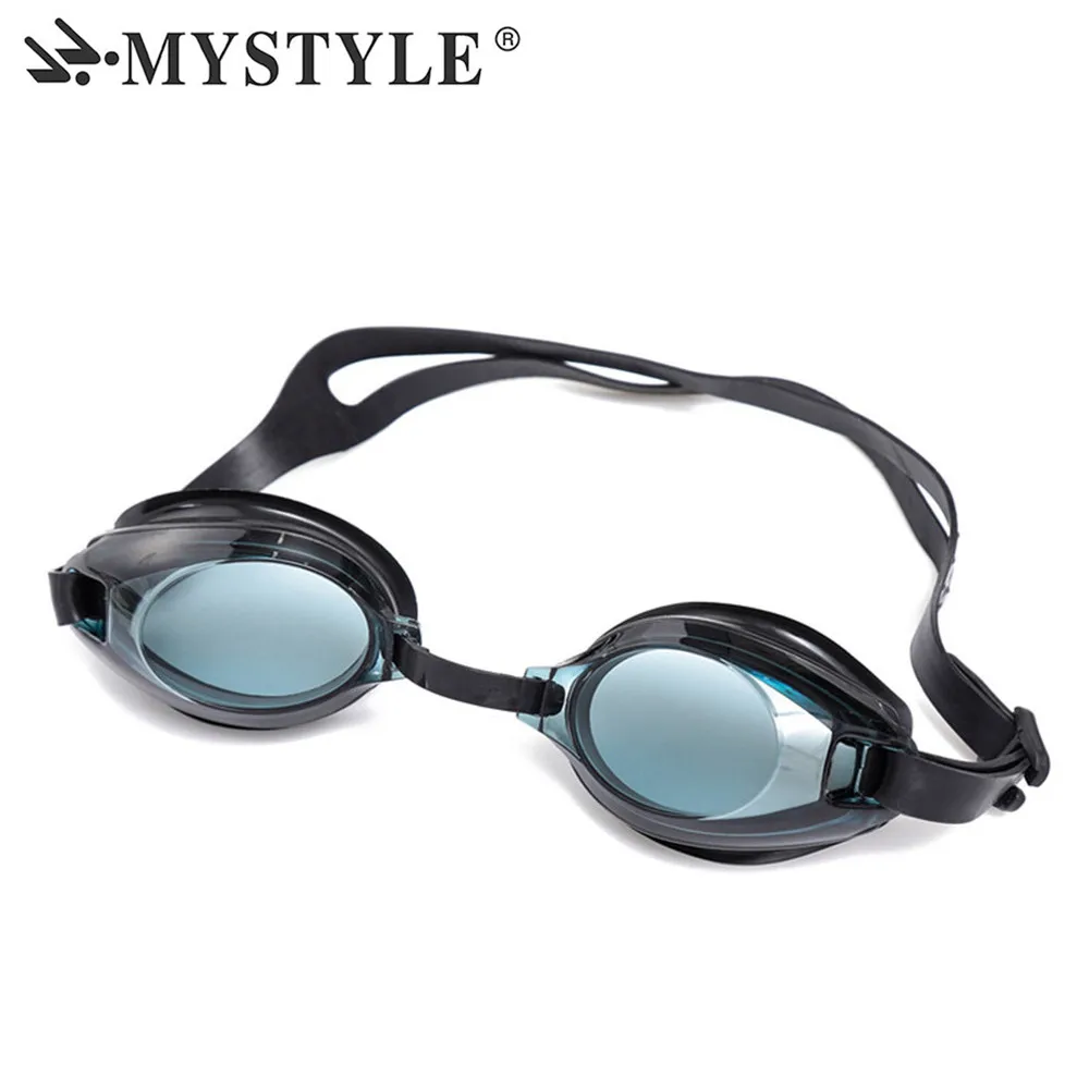 MYSTYLE Adult Swimming Goggles HD Large Frame Silica Gel Waterproof Anti-fog ColorsTourist Sports Men/women Glasses A04 | Спорт и