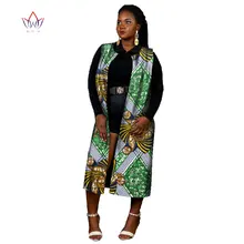 Анкара Женская африканская традиционная одежда модные топы африканские Дашики пальто с принтом плюс размер M-6XL женская одежда WY2062
