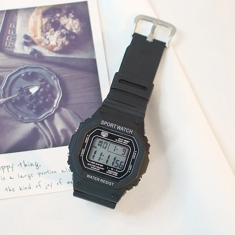 Роскошные женские Цифровые Часы светодиодный Электронные наручные часы светящиеся часы водонепроницаемые спортивные часы Montre Femme Reloj Mujer