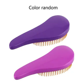 

Mini Magic Handle Tangle Detangling Comb Shower Hair Brush Salon Styling Tamer Tool Home Professional Use For Salon