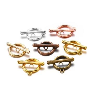 

10sets/lot Multicolor Circle OT Toggle Clasps Hooks Connectors For DIY Jewelry Making Findings Accessories Supplies Bracelet