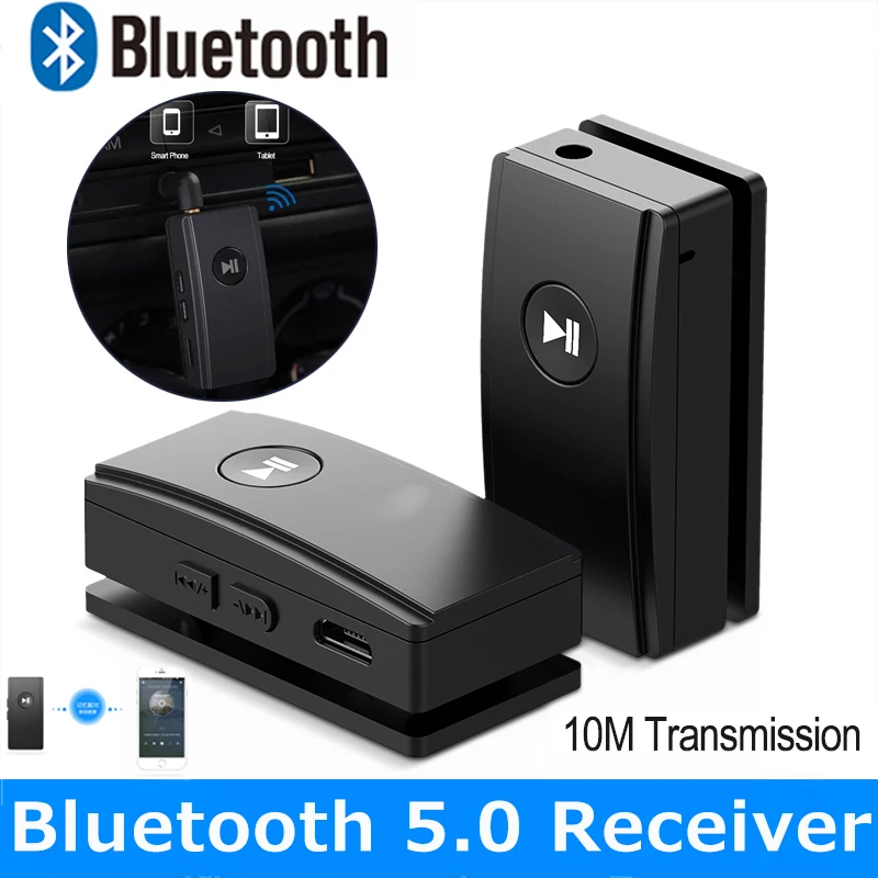 Bluetooth Receiver Transmitter Wireless 3 5mm AUX Jack Adapter Handsfree Car Kit for Car Speaker Headphone Music Player