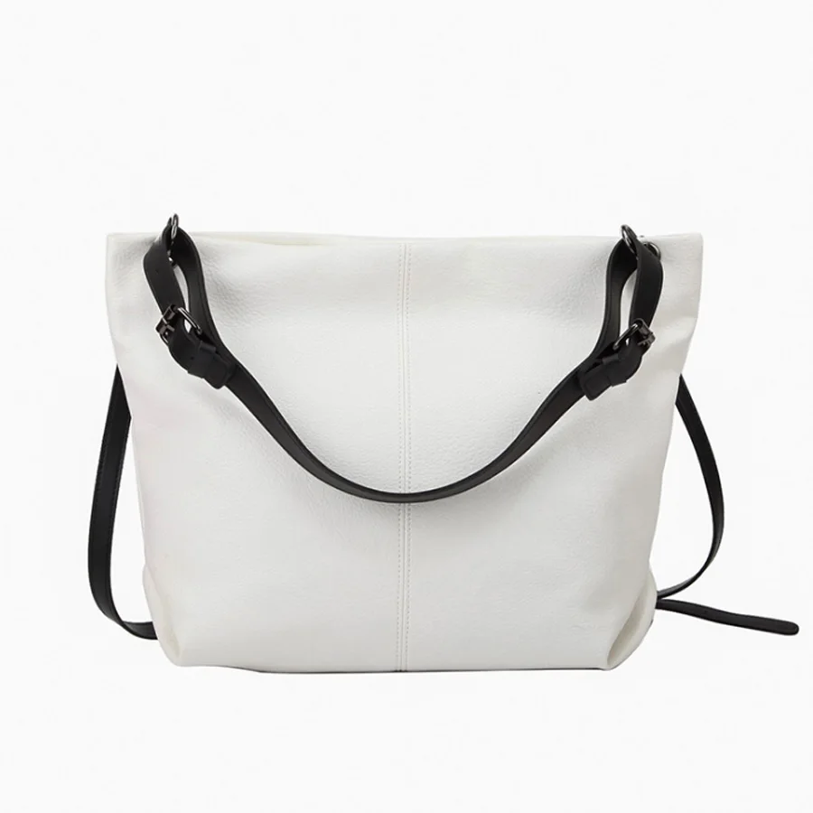 Новая Большая вместительная простая сумка для покупок Женская Повседневная сумка через плечо сумка-тоут