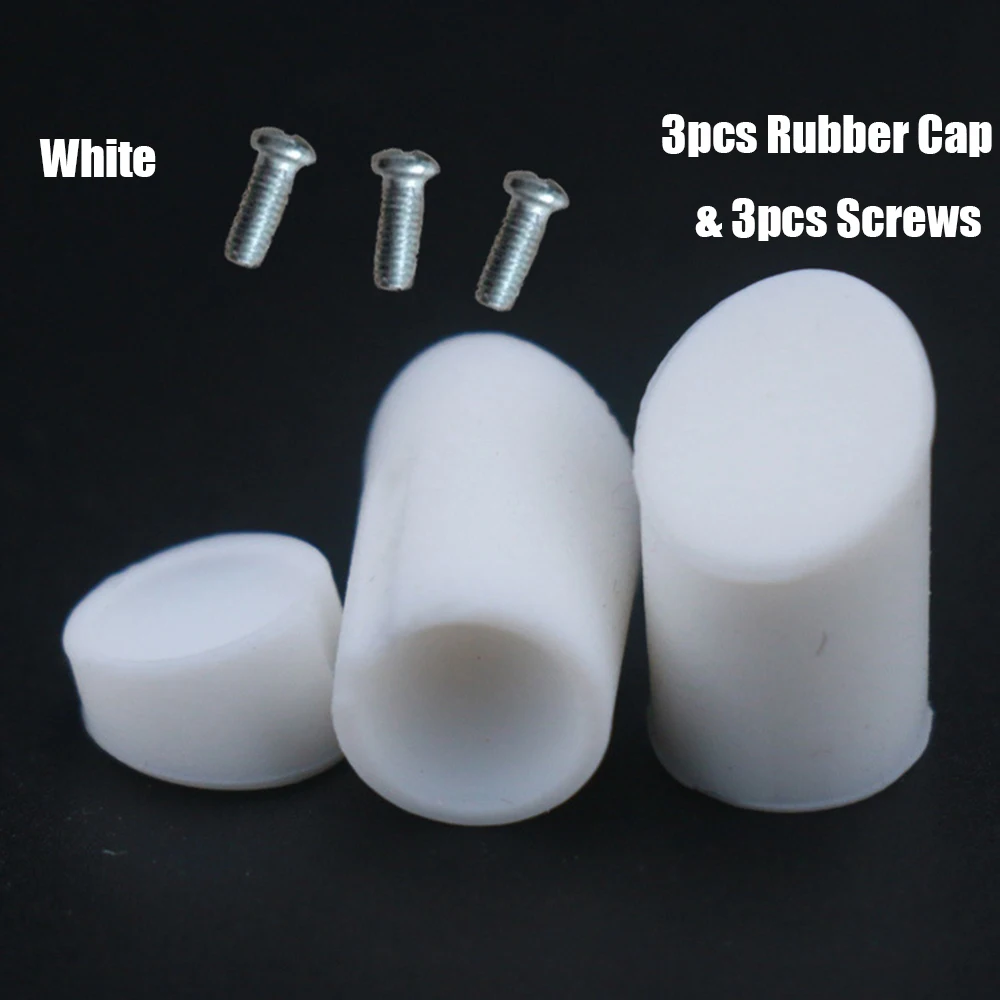 cap and screws-white 1 компл. Скутер заднее крыло болты брызговика резиновая крышка Электрический винт заглушка запчасти электрических скутеров для XIAOMI MIJIA M365 - Цвет: cap and screws-white