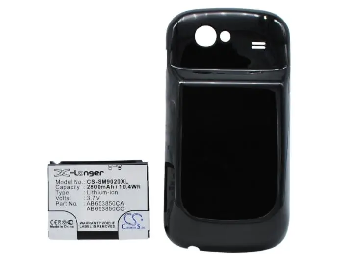 Cameron sino 2800 мА/ч, батарея для SAMSUNG GT-I9020 GT-I9020T Nexus S 4G AB653850CA AB653850CABSTD AB653850CC