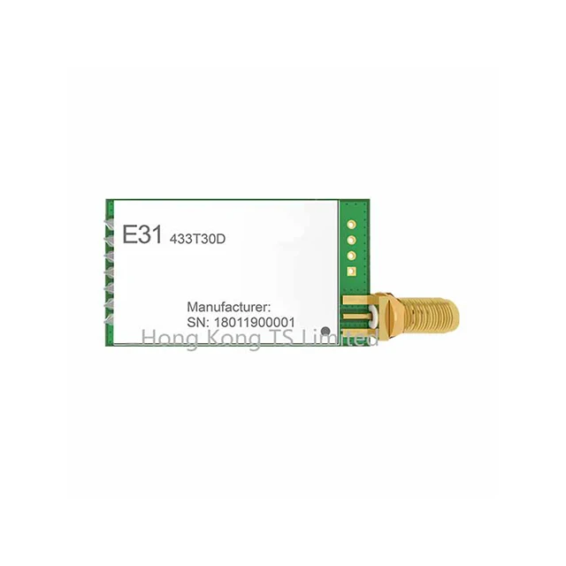 

A15-- E31-433T30D E31-TTL-1W 30dBm(1W) UART 6000m AX5243 433MHz rf module SI4438/4463/CC1101 ultra SI4438 E31(433T30D)