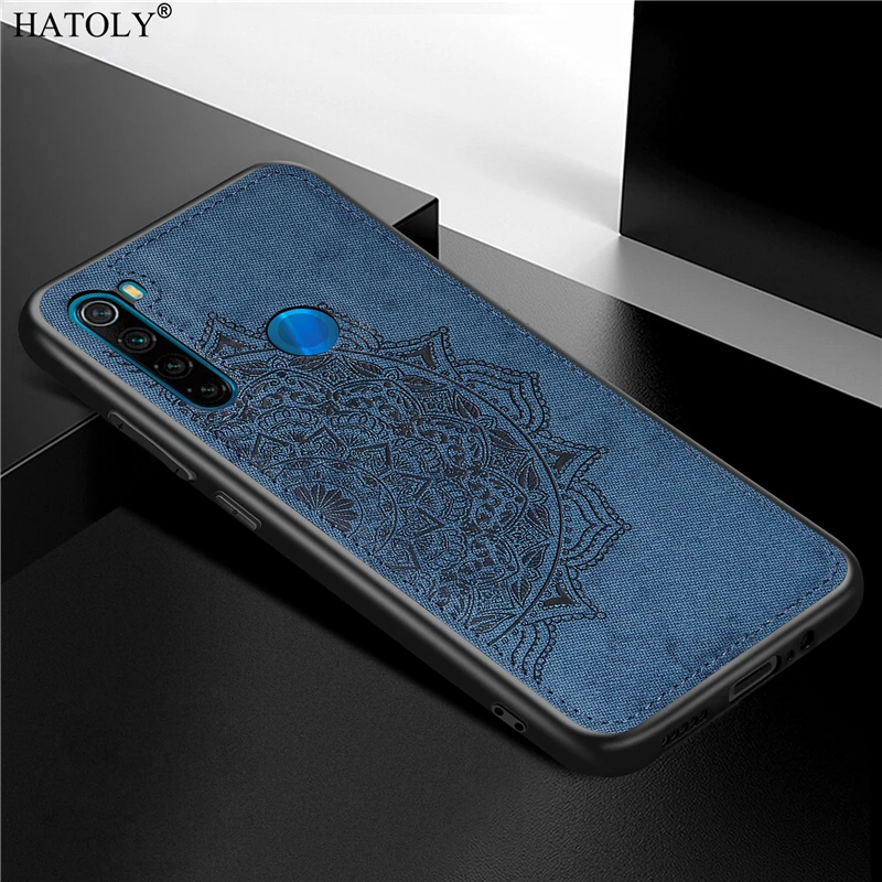 Чехол для Xiaomi Redmi Note 8 T роскошный Силиконовый ТПУ чехол с рамкой тканевый жесткий