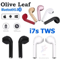 I7s TWS słuchawki bezprzewodowe zestaw słuchawkowy Bluetooth Mini słuchawki sportowe słuchawki douszne w uchu słuchawki do muzyki działa na wszystkich smartfonach telefon