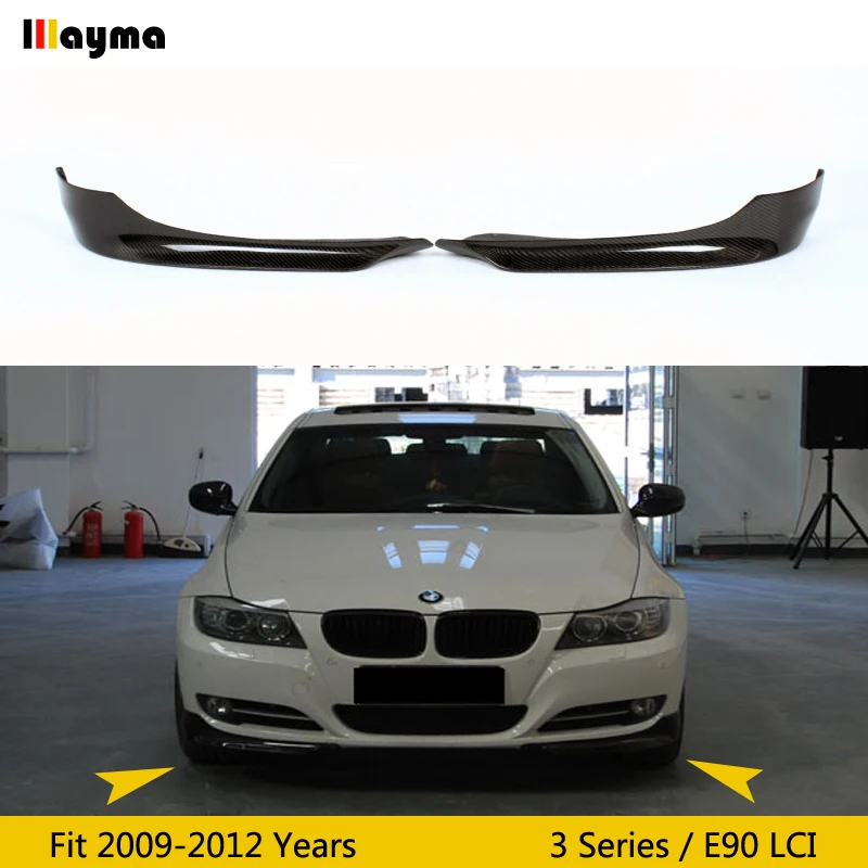 Разветвитель переднего бампера из углеродного волокна для BMW 3 серии sedan 320i 325i 330i