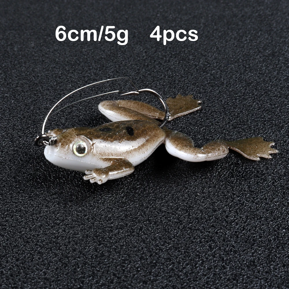 Artificial Bait Frog Snakehead  Frog Lure Snakehead Topwater - 4pcs Frog  Lure - Aliexpress