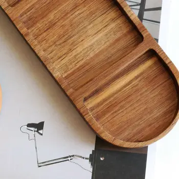 

Creative Retro Wooden Seasoning Dipping Plate Three Grid Plate Food Snack Dessert Tea Dish Home Sauce Vinegar Tray Tableware 1
