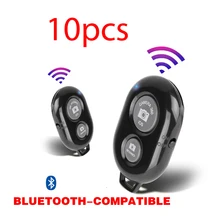 10pcs Bluetooth-compatible Adapter Wireless Remote Shutter Release Remote Selfie Accessory For Mobile Phone Control Photo Camera