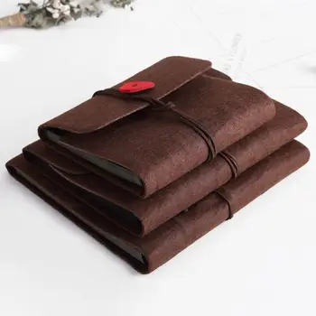 

2020 Vintage Handmade Velvet Felt Cover Handmade DIY Vintage Photo Album Birthday Gift Scrapbook Photo Album