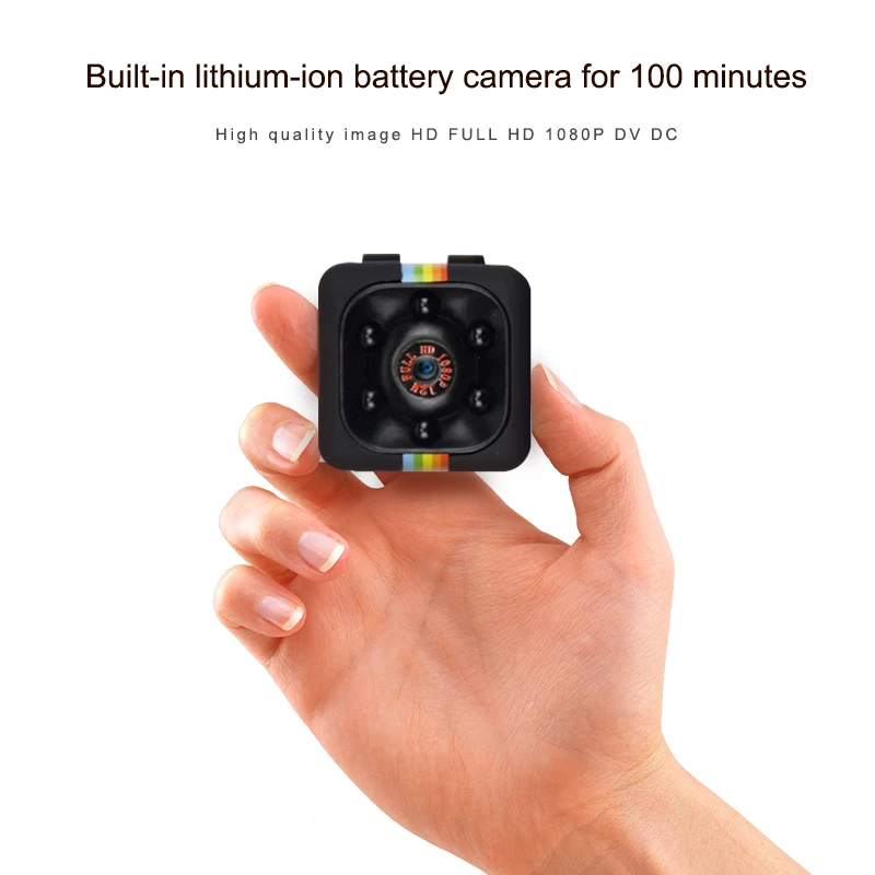 

SQ11 Mini Camera 1080p Home Security Infrared Night Vision Camera Monitor Concealed Video IP Camera