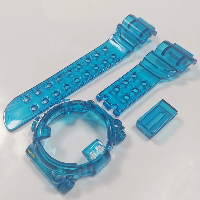 DW8200 時計バンドベゼル氷透明時計バンドストラップとカバー