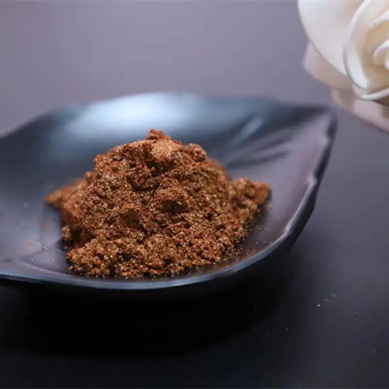 

Cosmetics DIY Raw Material Bronze Mica Powder Pigment use for Lipstick Eyeshadow Craft 10-60um