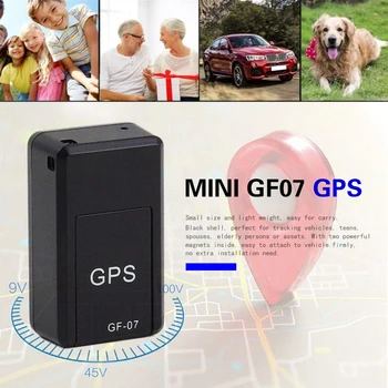 

Magnetic Mini GF07 GPS Tracker Car Kids GSM GPRS Real Time Tracking Locator Device Anti-Lost Device Real-time Vehicle Locator