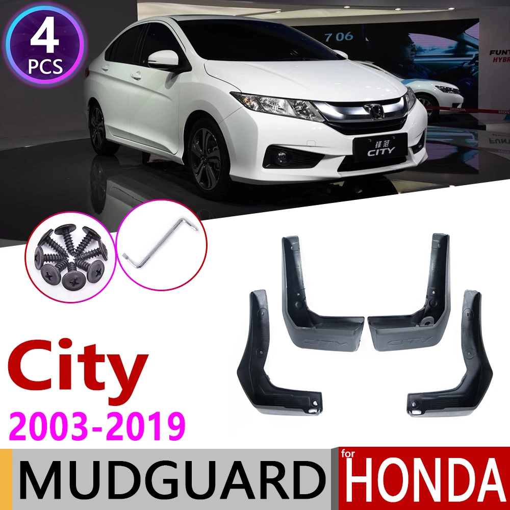 Брызговик для Honda City GD8 GD9 GM2 GM3 GM6 2003 ~ 2019 брызговик грязи брызговики аксессуары 2004