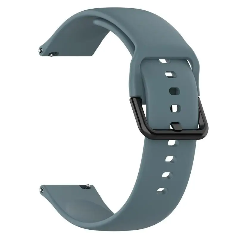 Rock cyan Силиконовый ремешок для часов Ремешок для samsung Galaxy Watch Active 2 40 мм 44 мм L ремешок для часов samsung Аксессуары для часов - Цвет ремешка: Rock cyan