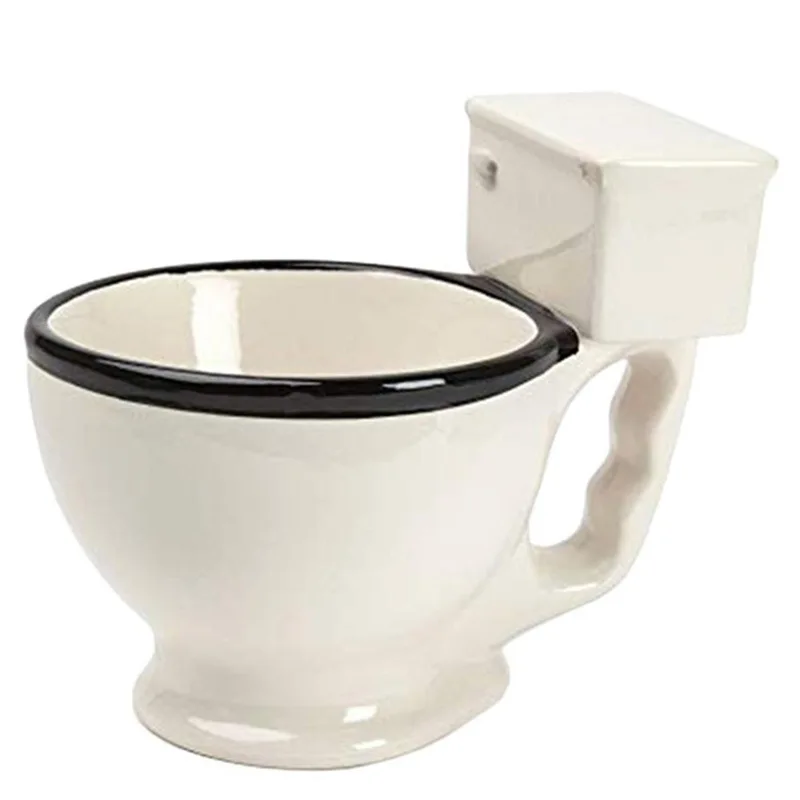 Toilet Cup Creative Spoof Ceramic Coffee Personalized Gift 3D Mug | Дом и сад