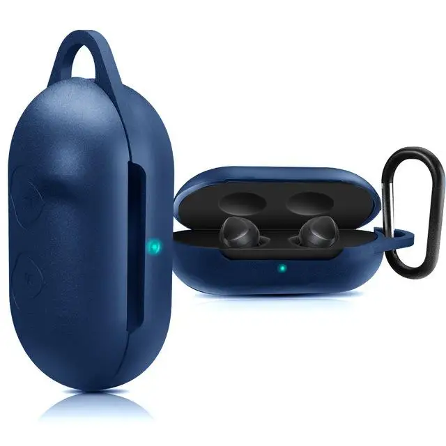 

Protective Case Cover for Samsung Galaxy Buds Earphone Waterproof Silicone Case Shockproof Cases with Carabiner
