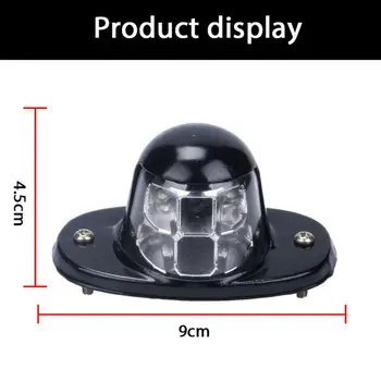 

White Car LED License Plate Tag Light For Car Van Trailer Trucks 12V 6-SMD Car Headlight Decoration Car Tag LED Light