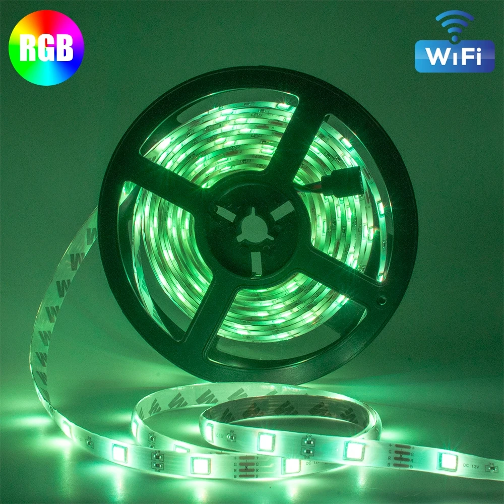 

Bluetooth Led Light Strip RGB 2835 Waterproof Color Changing Flexible Ribbon Tape Diode DC 12V 15M Birthday party
