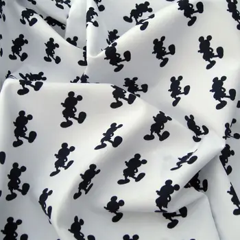 

1 yard Shaddow on white printed Cotton Woven Fabric (width=140cm)