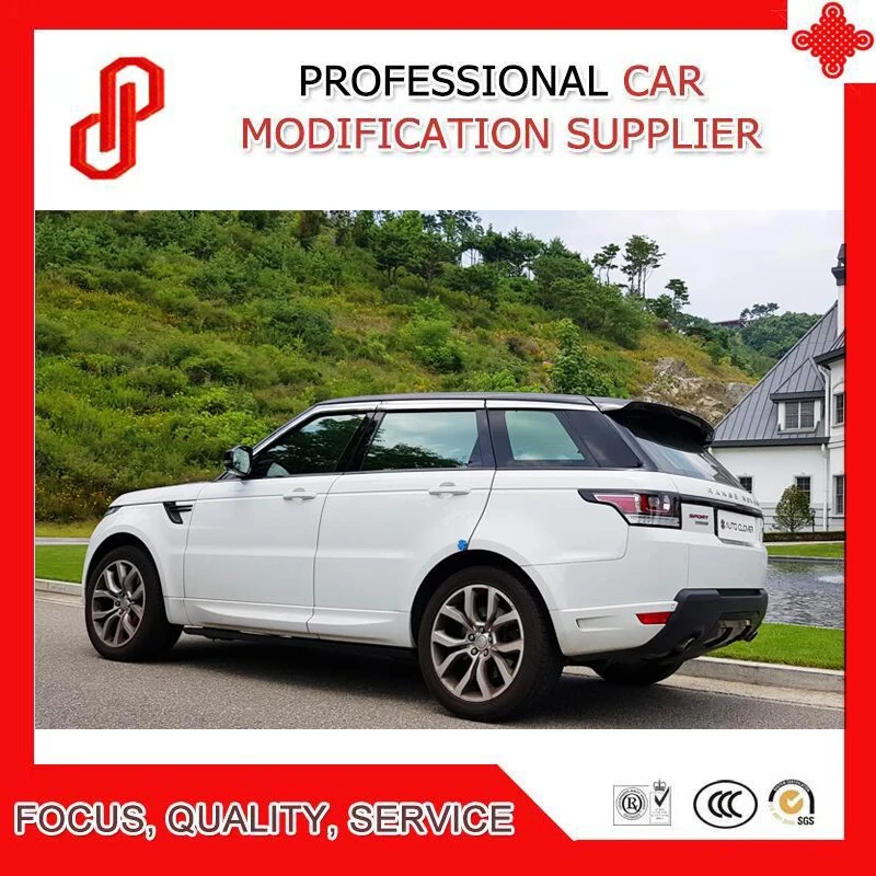 

High Quality ABS plating chrome decorative trim vent shade rain sun wind deflector window visor for Range Rover Sport 13-19
