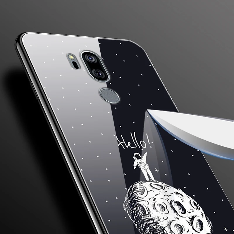 Для LG G7 чехол thinq закаленное стекло твердая задняя крышка для LG G7 LGG7 чехол G710 G 7 чехол для телефона для LG G7 Plus G7+ роскошный чехол