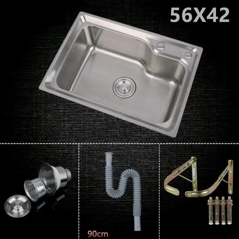 Version W Banheiro Lavandino Acero Inoxidable Escurridor портативная кухонная раковина Lavabo Cuba Pia Cozinha Fregadero De Cocina для мытья овощей - Цвет: Version W