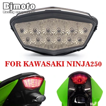 

12V Motorcycle Integrated Rear Tail Brake Light LED Turn Signal Light For For Kawasaki Ninja 250 R 2008 2009 2010 2011 2012