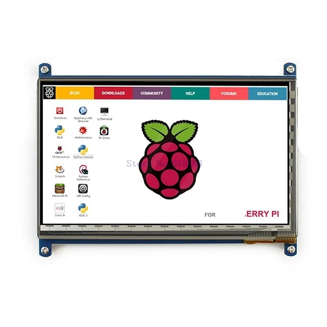 

A2-- Display Monitor 7 Inch 1024X600 HD TFT LCD with Touch Screen for Raspberry Pi B+/2B For Raspberry Pi 3