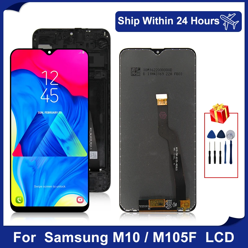 Для Samsung Galaxy M10 2019 LCD SM M105FN/DS M105F/DS M105 дисплей сенсорный экран дигитайзер для