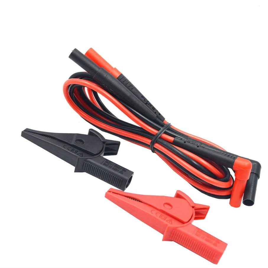 

ZIBOO TL224 Test Leads + Through Hole Alligator Clip use for FLUKE Multimeter
