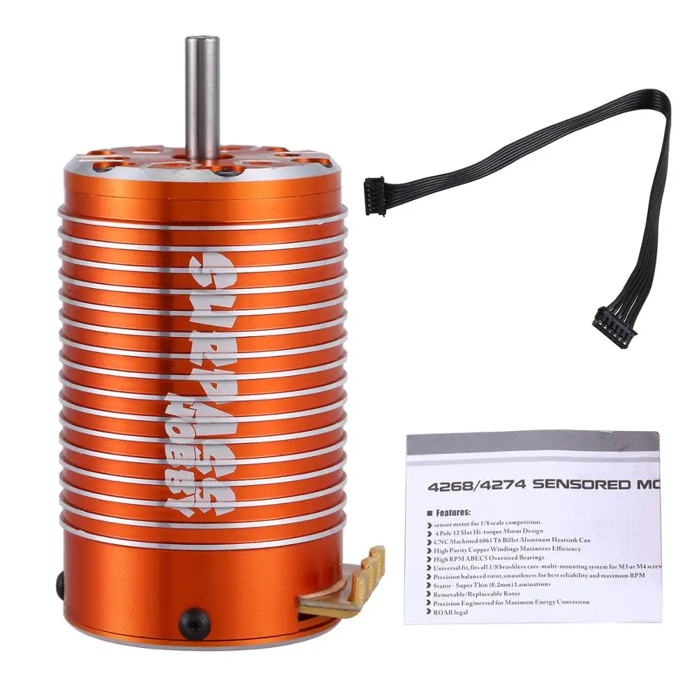 Surpass Hobby Rocket 4268 4274 V2 Sensored Brushless Motor für 1//8 RC Car