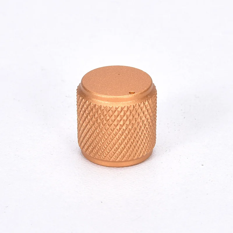 1pcs 알루미늄 원통형 널링 손잡이 직경 15MM 높이 15MM, 전위차계 손잡이 15*15MM