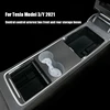 Car Central Armrest Storage Box For Tesla Model 3 2022 Accessories Center Console Flocking Organizer Containers Car Interior ► Photo 2/6