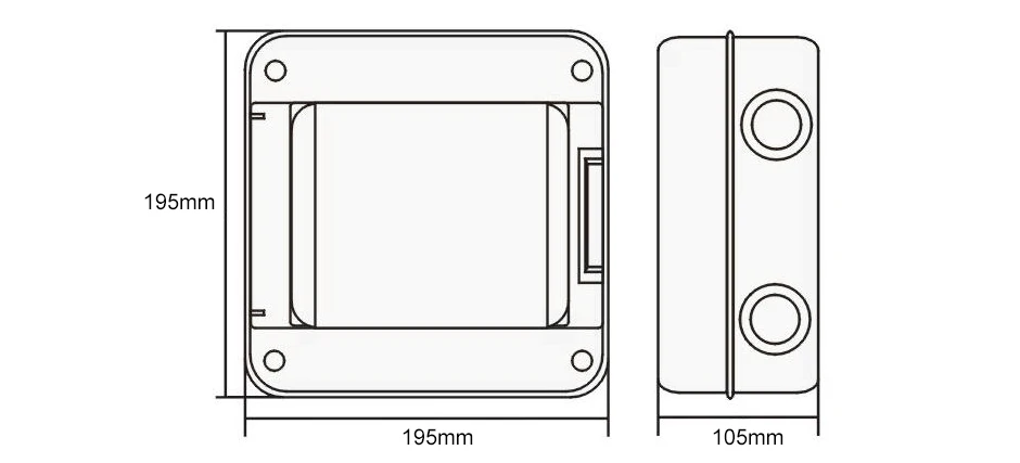 IP65 HK-8ways 8-канальный видеорегистратор Водонепроницаемый пластиковый шнур питания распределительная коробка ABS/PC прерыватель электрической цепи инженерно-коробка