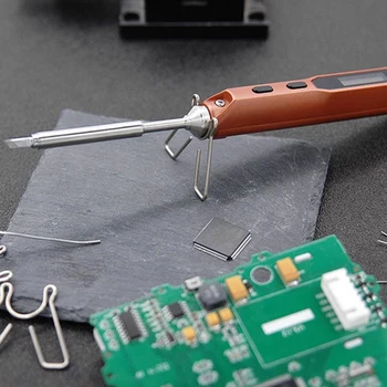 

Mini M-Stand Soldering Iron Stand Bracket Holder Stainless Steel Wire Made Holder for TS100 Bracket for Industrial