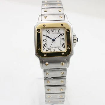 

luxury watch AAA women 28mm carter Sants Quartz movement stainless steel watches tick movement watches battery watch 62