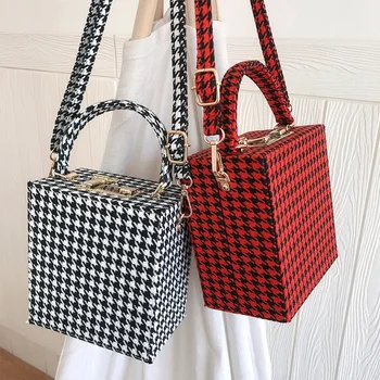 

New Leather Ladies Box Design Fashion Women Purses and Handbags Crossbody Bag Female handbag Party Bolsaa Shoulder Bag
