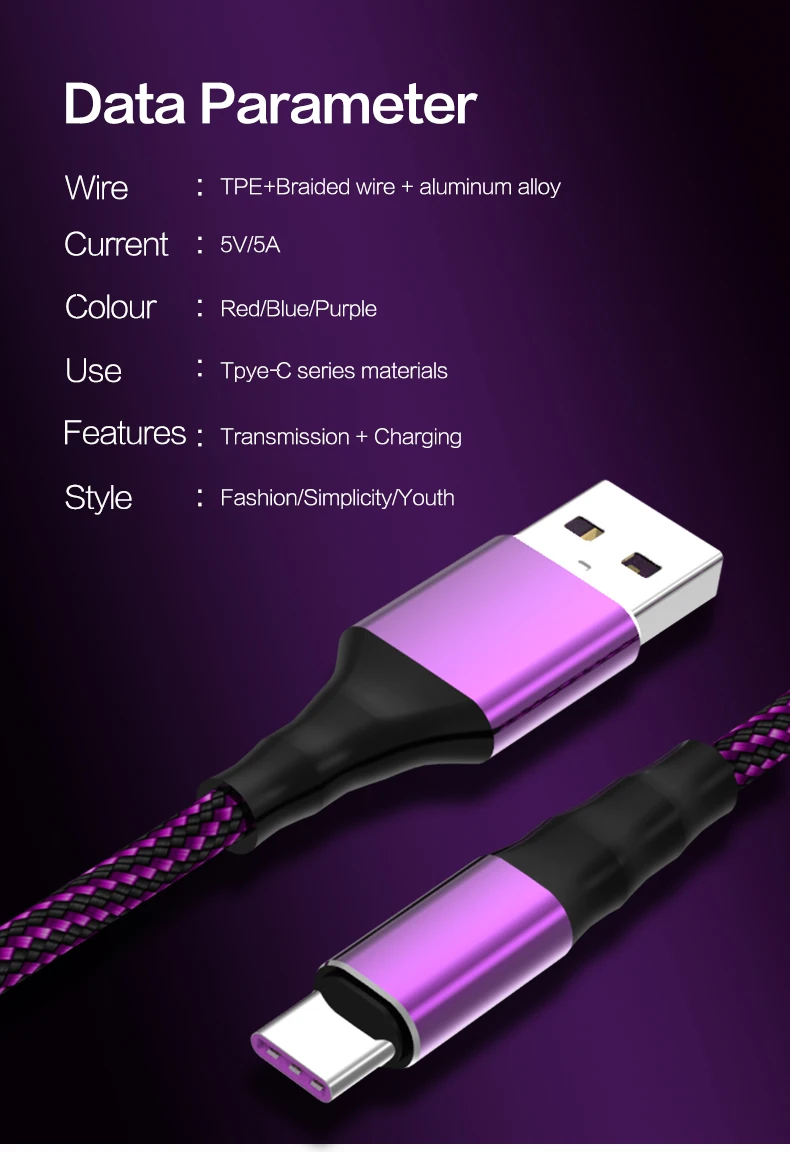 POPSTAND USB-C type C Micro USB кабель для передачи данных 5A Быстрая зарядка для samsung huawei Xiaomi LG OPPO Honor 1,2 m 1,8 m кабель для мобильного телефона