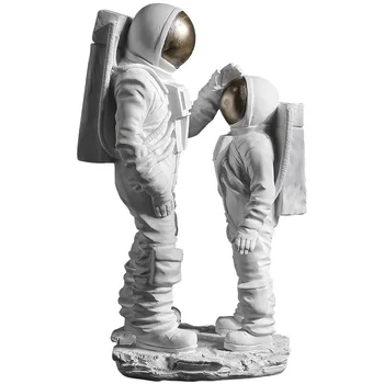 

Nordic modern simple astronaut handicraft resin ornament home living room TV cabinet Hotel birthday gifts for kids home decor