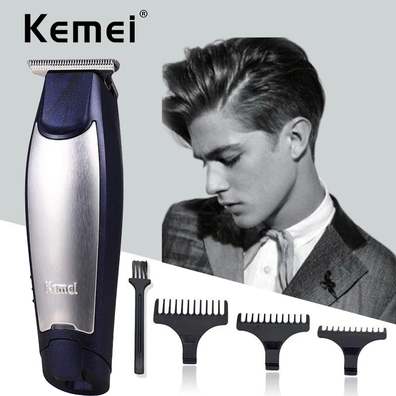 Kemei 5021 триммер для бороды электрическая машинка стрижки волос перезаряжаемая