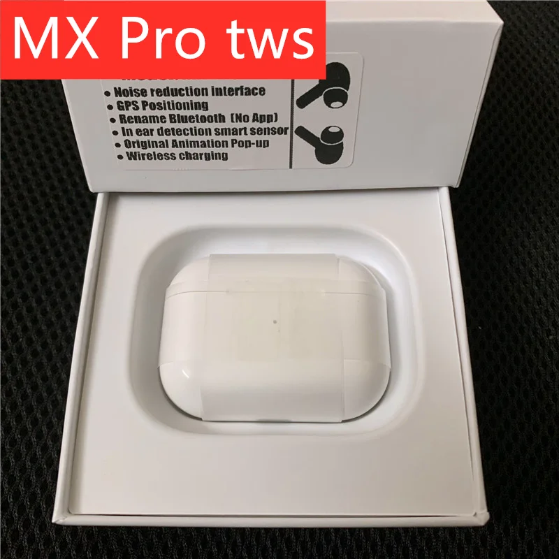 

High Quality 1:1 Size MX Pro True Air 3rd Generation Wireless Earbuds Better Than i100000 TWS i9000 i900000 Pro Earbuds