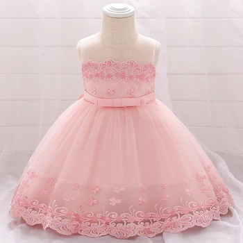 

New 2020 Newborn Gown Summer Clothes 1 Year Birthday Dress For Baby Girl Baptism Princess Dresses Party And Wedding 3- 24 Month