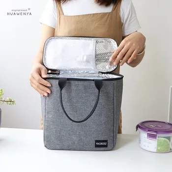 

Margin Wen Cationic Lunch Box Bag Thick Aluminum Foil Large Capacity Work Portable